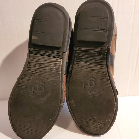 Gravity Defyer Comfort Fit Men's Shoes Sz 10 Brown Leather Sneakers Pls Read - Picture 5 of 13